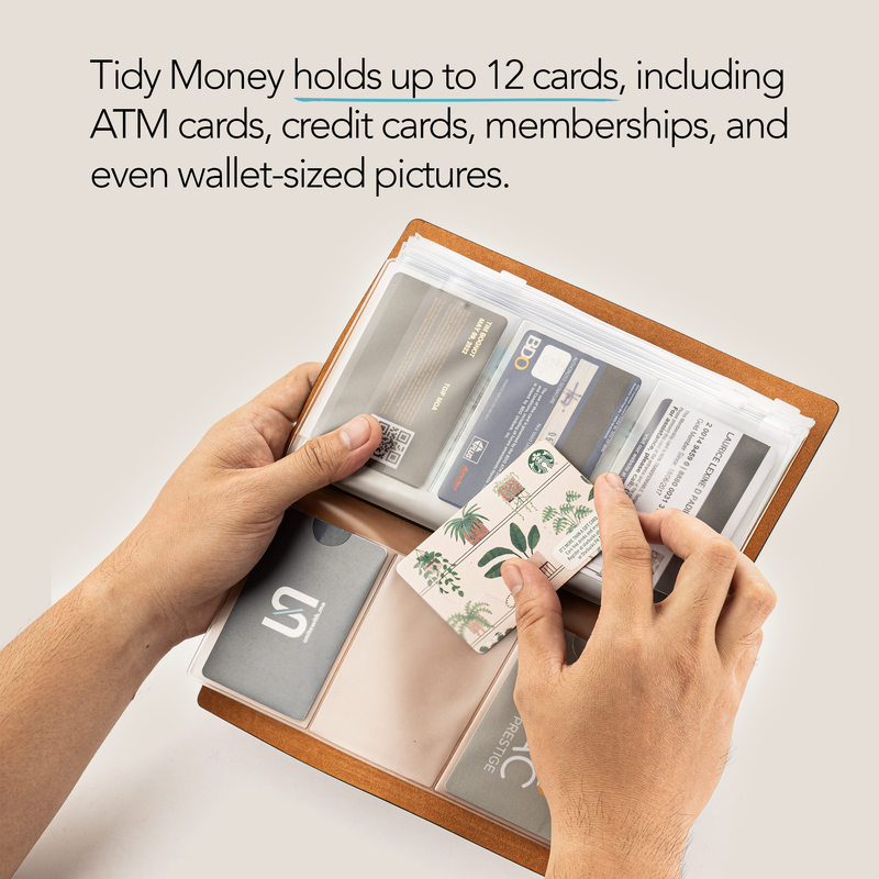 Tidy Money Organizer™ - Brown